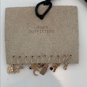 Urban Outfitters Gold Mixed Earring Set